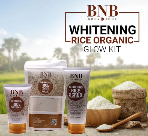 BNB Rice Extract Bright & Glow Kit (Pack of 3 – Golden Cap)