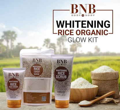 BNB Rice Extract Bright & Glow Kit (Pack of 3 – Golden Cap)