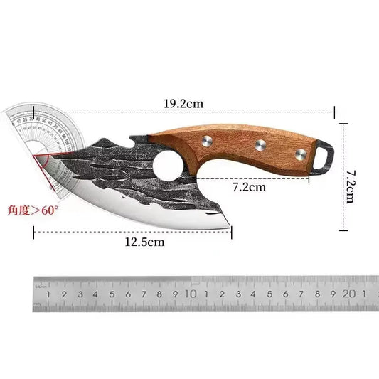 Hand-Forged Meat Cutting Knife – Professional Chef & Butcher Knife