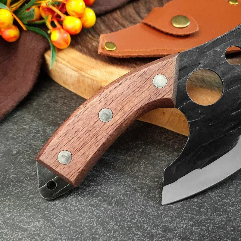 Hand-Forged Meat Cutting Knife – Professional Chef & Butcher Knife