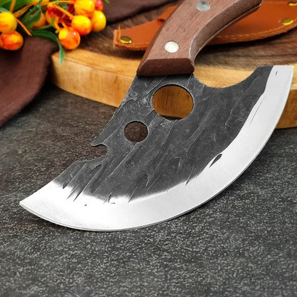 Hand-Forged Meat Cutting Knife – Professional Chef & Butcher Knife